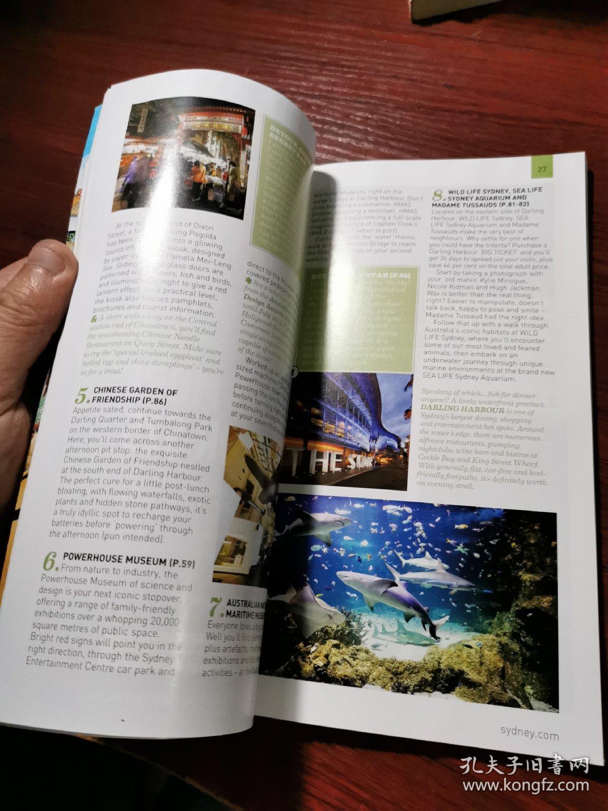 英文原版:the official sydney guide悉尼官方旅游指南