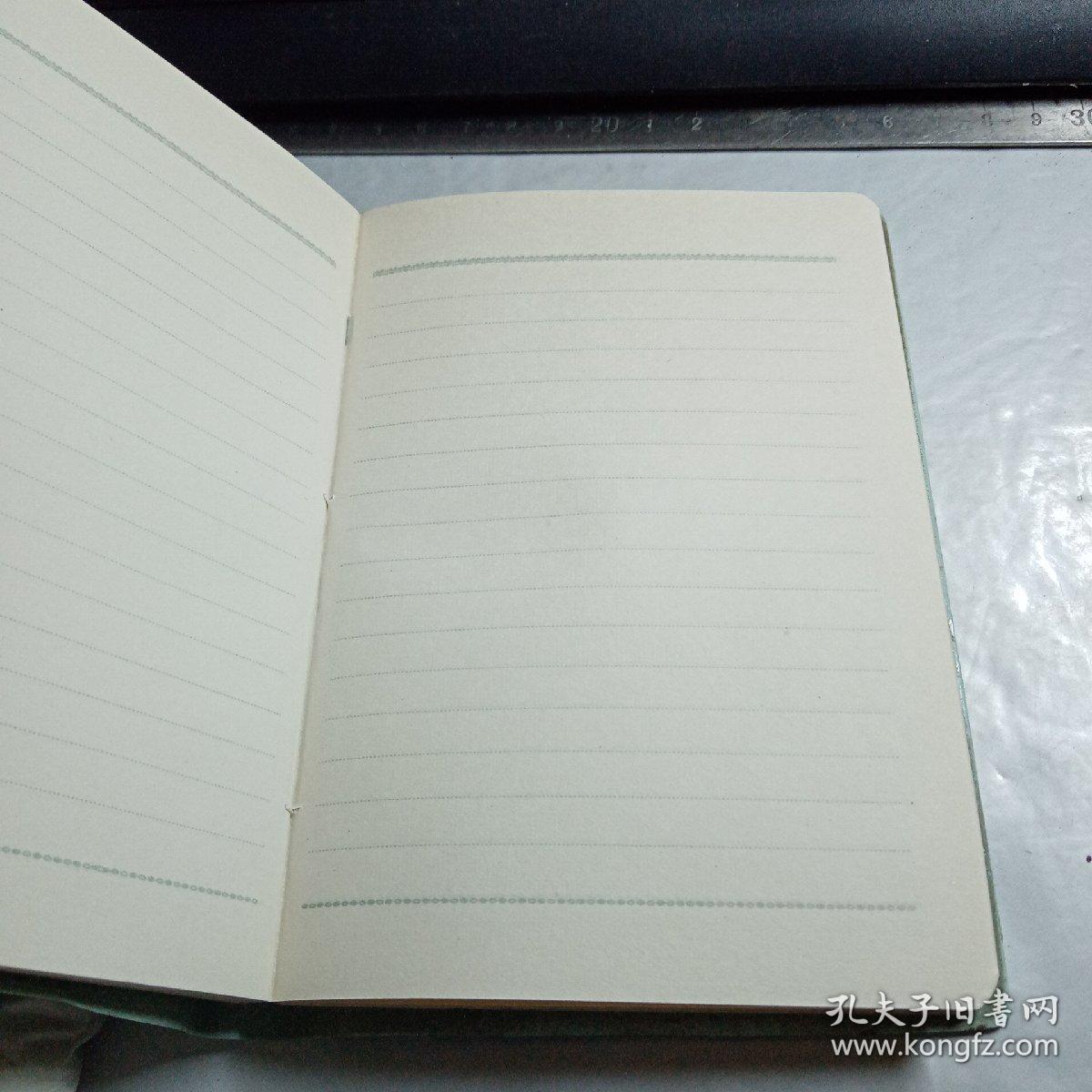 蓝色塑皮幸福日记本 记录光明中医学习笔记 内页6张彩图张雪父作品