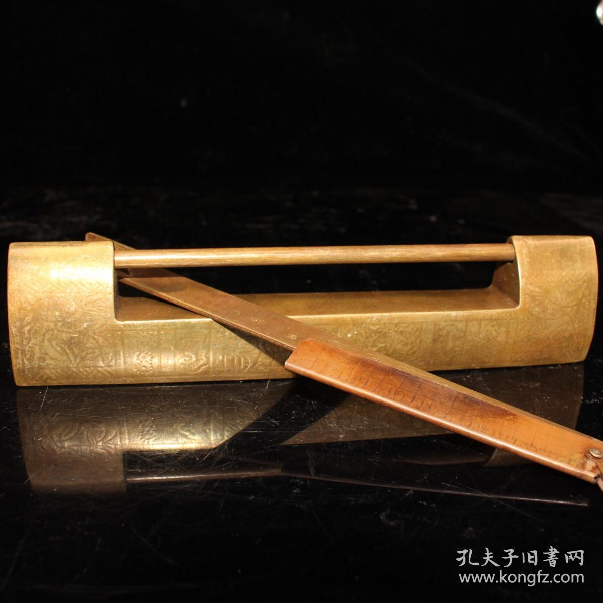 黄铜长条锁尺寸:21#2.5#4.