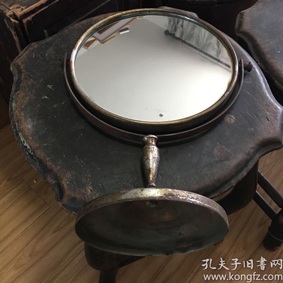 老镜子 八十年代出口商品 厚重