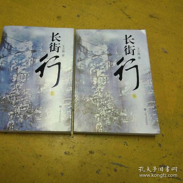 长街行(上下),女作家王小鹰签名本
