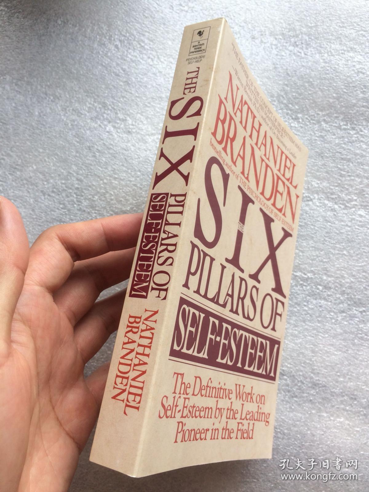 英文原版 自尊的6大支柱:寻找:实现自我的游戏规则 纳撒尼尔·布兰登