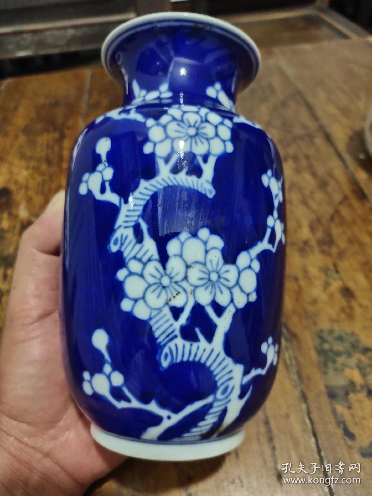 解放后景德镇瓷器冰梅瓶