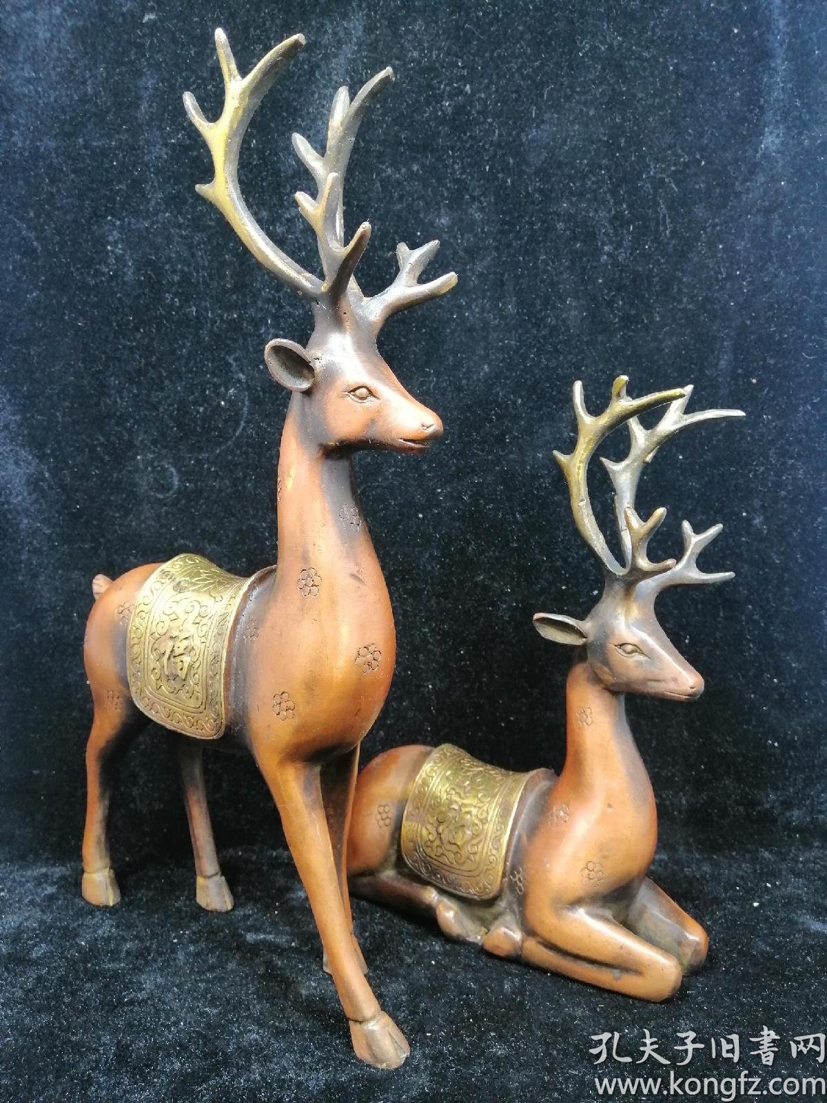 福禄双全 梅花鹿