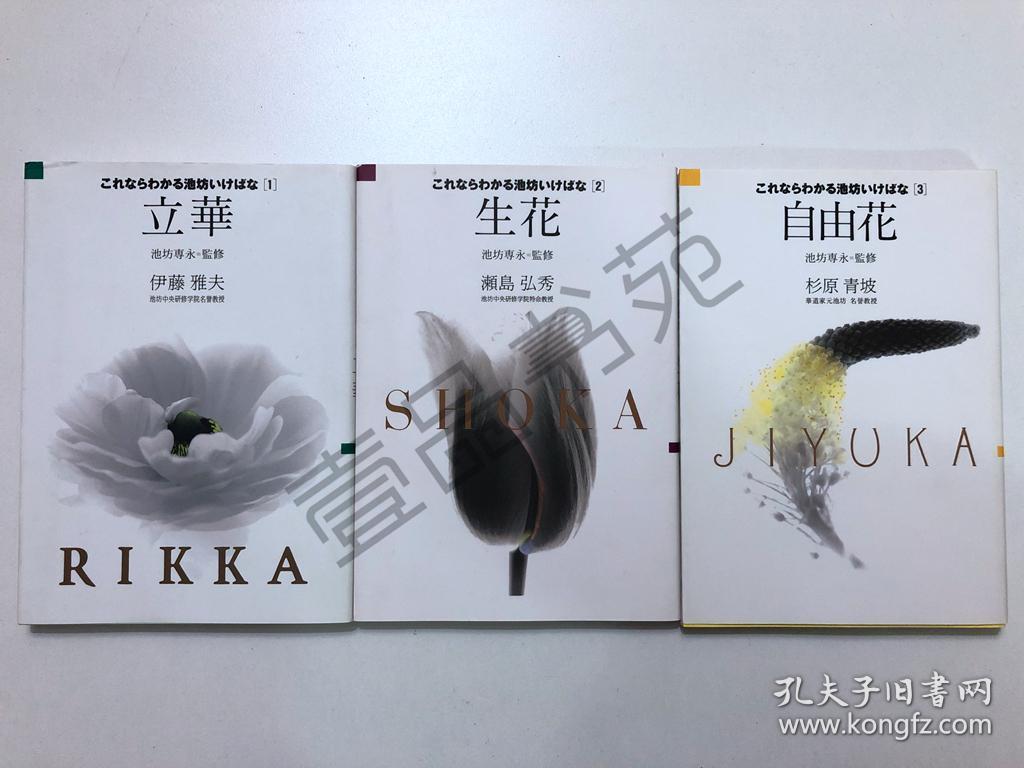 日文原版书 これならわかる池坊いけばな1 2 3 立华 生花 自由花池坊専永 監修 孔夫子旧书网