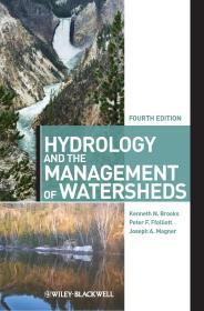 预订2周到货  Hydrology and the Management of Watersheds   英文原版  水文和流域管理原理，方法和应用  水文学与流域管理