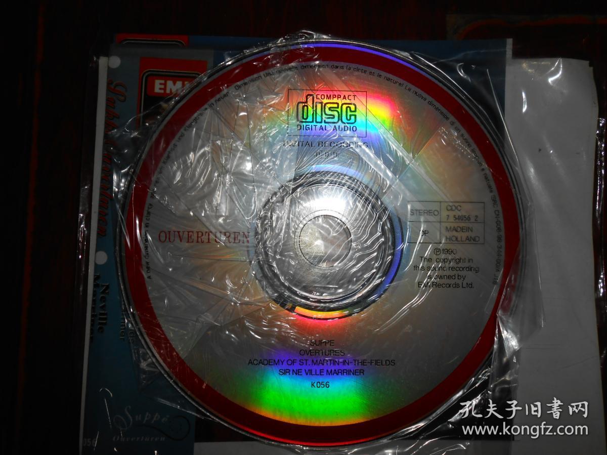 ouverturen  franz von suppe(1819-1895)共1张cd光盘合售(内光盘品好
