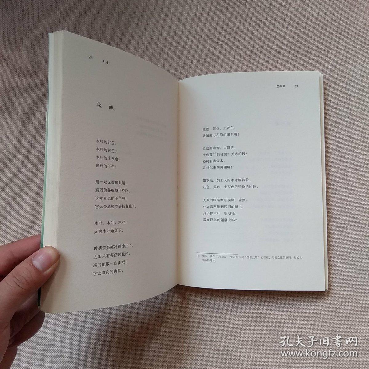 雨巷/戴望舒经典诗歌集【正版】无划线