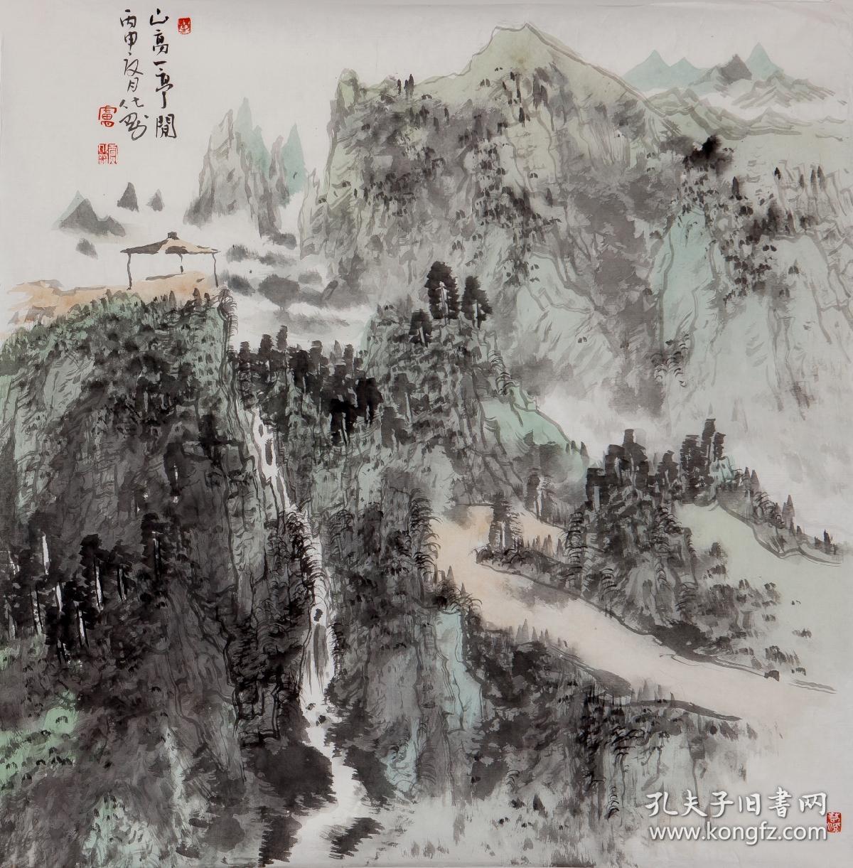 卢化刚,68*68【作品保真,取自画家本人】 山东莱芜人,现为中国美术家