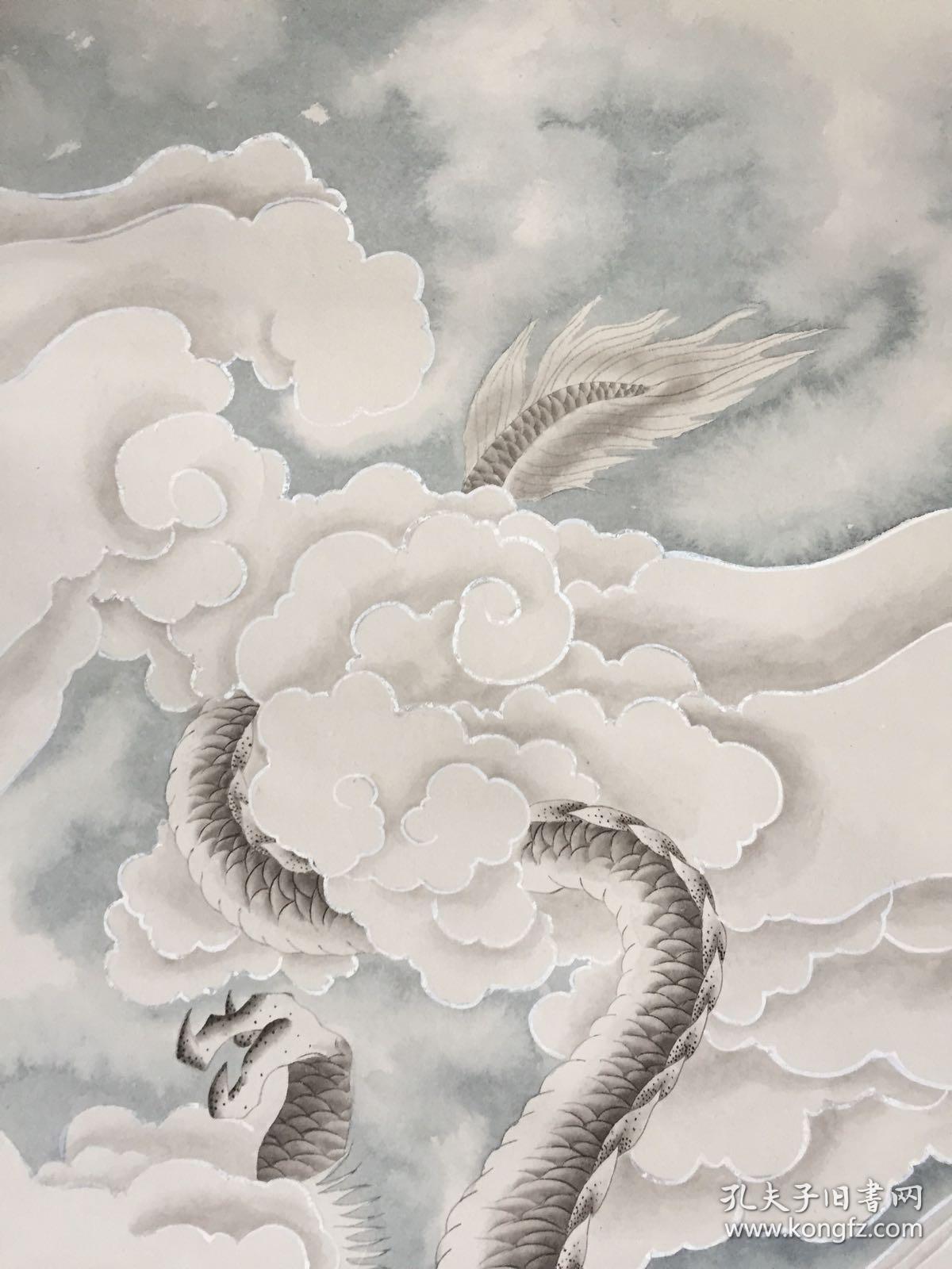 郑希林作品云中龙手绘精品保真出售