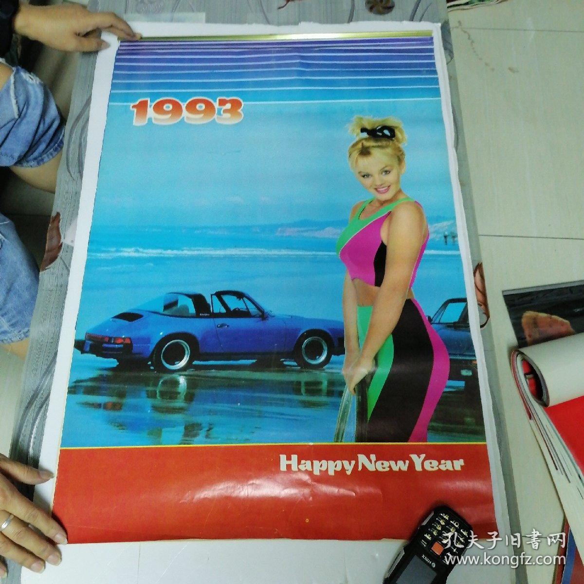 1993年挂历泳装美女(7张全)