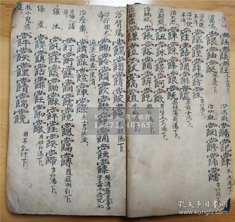 民国20年手抄,山西河东道流传:龙虎山原本【祝由诸症