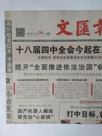 文汇报 上海 2014年10月20日 总24466期。