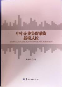 中小企业集群融资新模式论 高连和 中国金融出版社