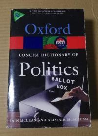 OXfOrd CONCISE DICTIONARY OF POIitiCS