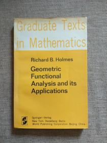 Graduate Texts in Mathematics24 Geometric Functional Analysis and its Applications