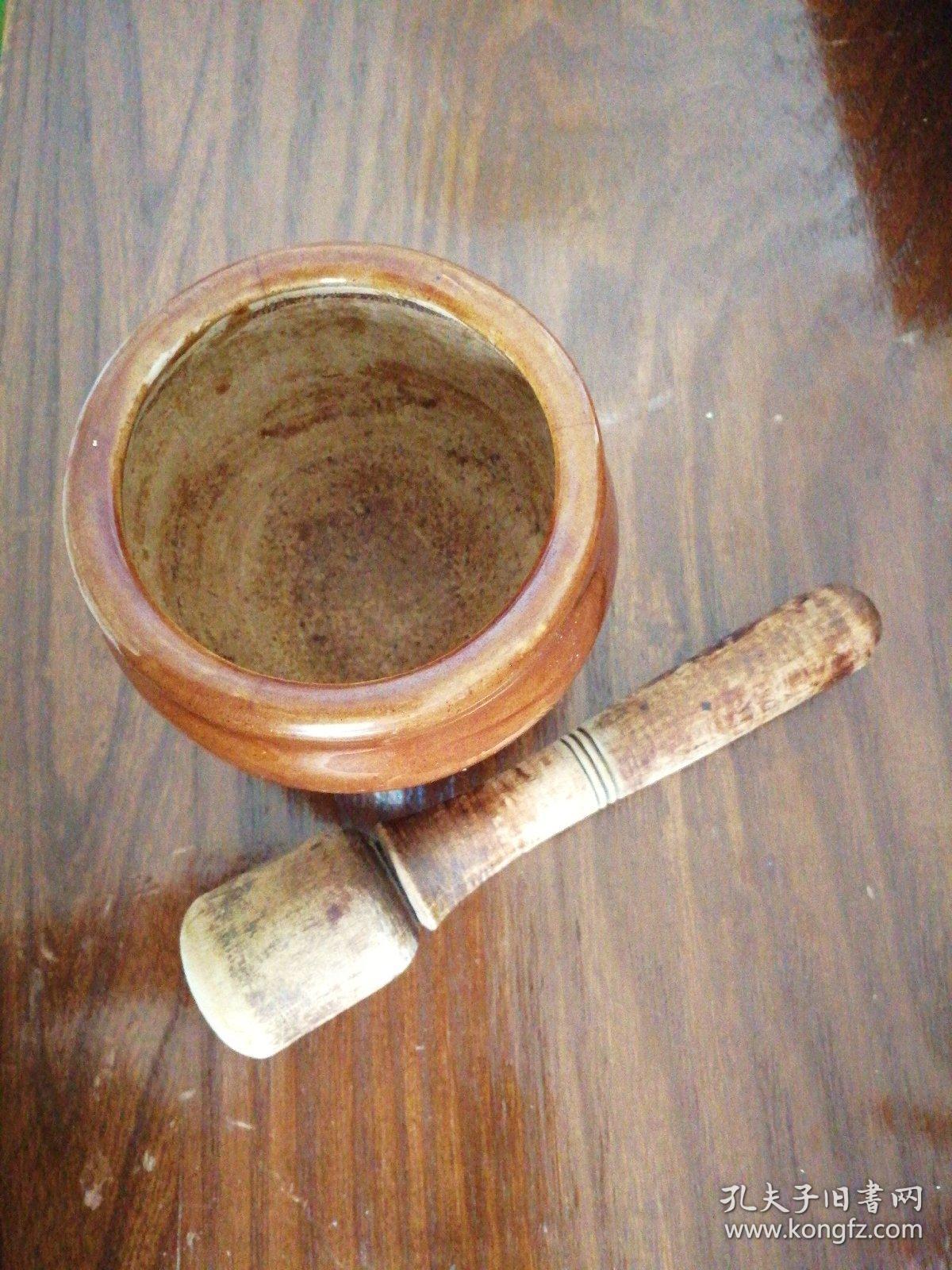 酱釉捣蒜缸