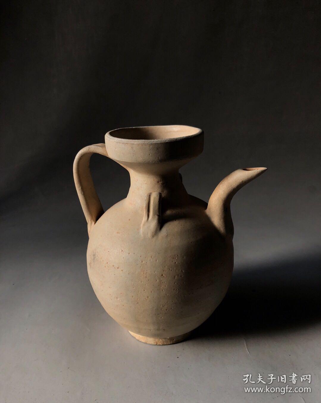 南宋青白瓷壶南宋湖田窑执壶青白瓷宋瓷影青瓷酒壶湖田瓷