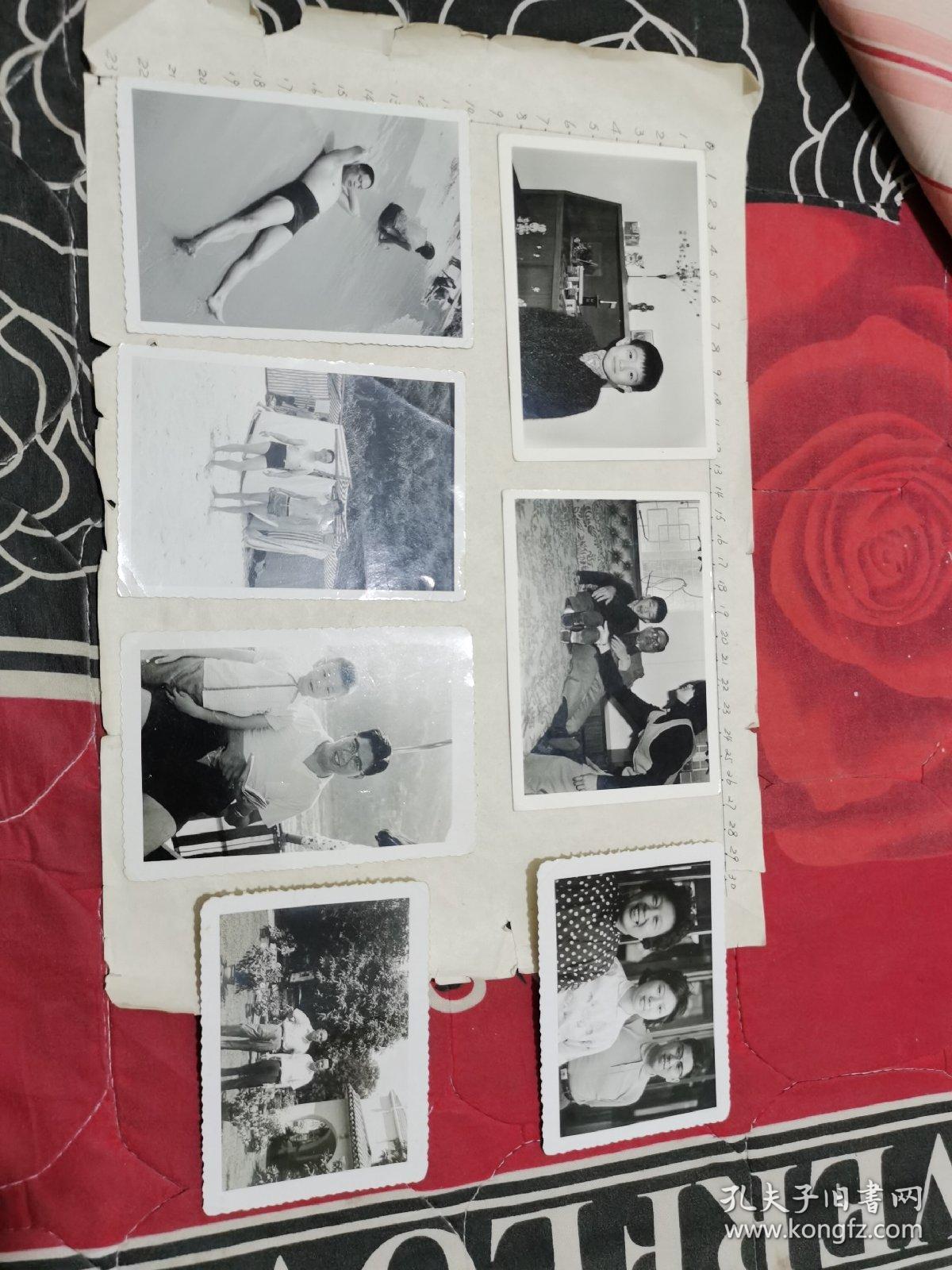 老照片:某香港男子生活照一组7枚(6'70年代