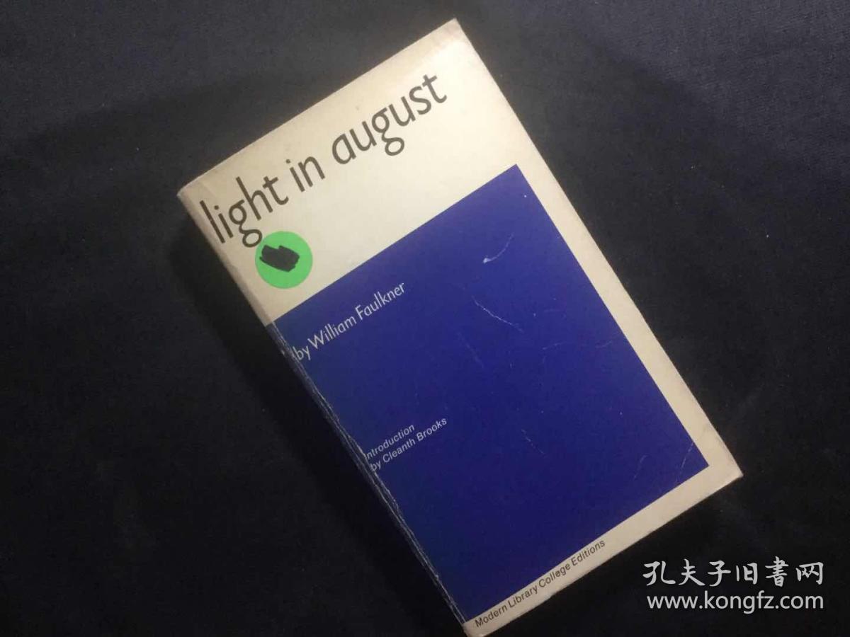 福克纳八月之光lightinaugust英文原版