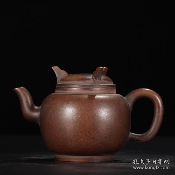 清代茶熟香温款 申锡制紫砂壶