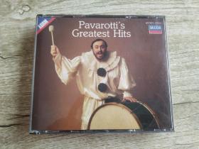 伦敦德卡唱片公司古典音乐CD 帕瓦罗蒂最伟大的作品 两碟装  西德满银圈