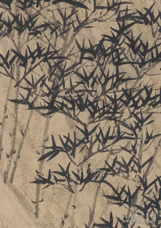 宋克 万竹图卷.纸本大小42*540厘米.宣纸原色微喷印制.