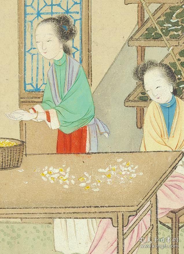 顾洛蚕织图卷纸本大小374592269厘米宣纸原色微喷印制