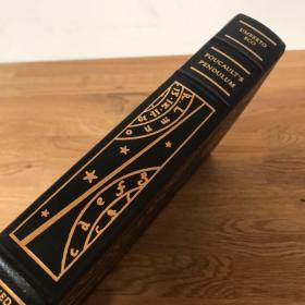 【艾柯真皮签名本】1989年安伯托·艾柯亲笔签名本《傅科摆》头层皮