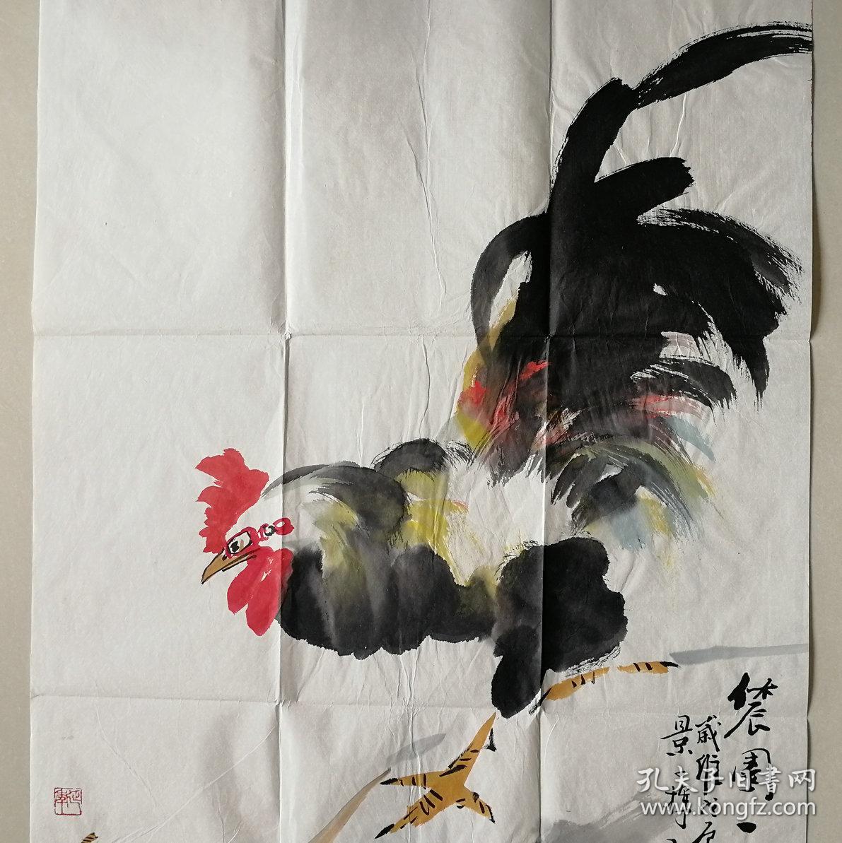 山东省文史研究馆馆员,国家一级美术师,著名画家乍启典国画花鸟