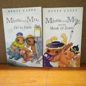 Minnie And Moo Go To Paris (Minnie And Moo)Minnie And Moo And The Musk Of Zorro【2本合售】