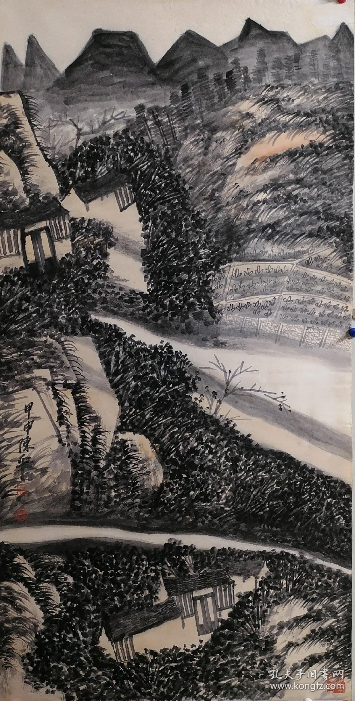陈平,甲申年山水画