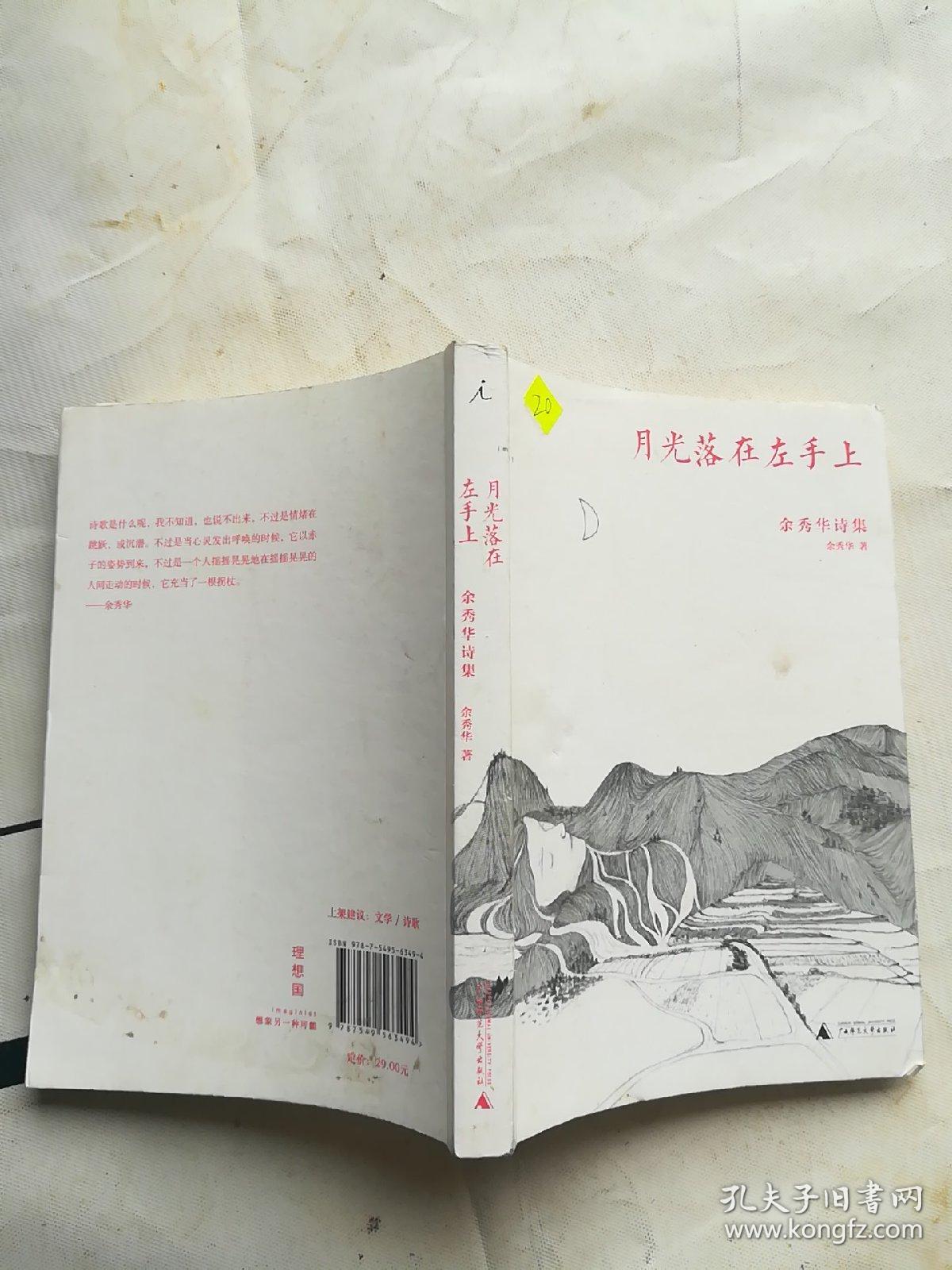 月光落在左手上:余秀华诗集