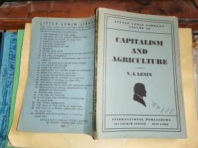 CAPITALISM AND AGRICULTURE  资本主义和农业       [1946年 纽约原版】