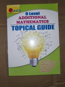 additional Mathematics  topical guide  0 level