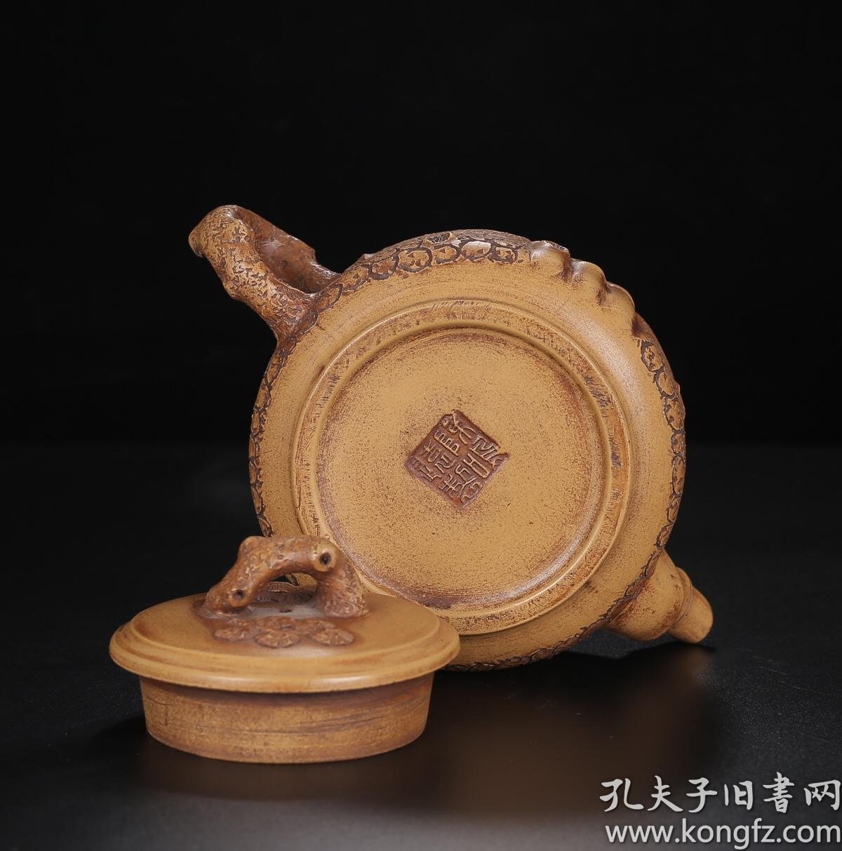 陈鸣远 原矿段砂【供春壶】紫砂壶(难得佳玩·紫砂精品)