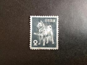 日本邮票（动物）： 1952 动物与建筑物 1套1枚