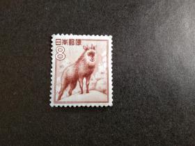 日本邮票（历史）：1952 动物 1套1枚