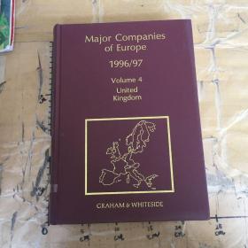 Major Companies of Europe 1996/97 Volume.4