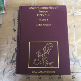 Major Companies of Europe 1995/96 Volume.4