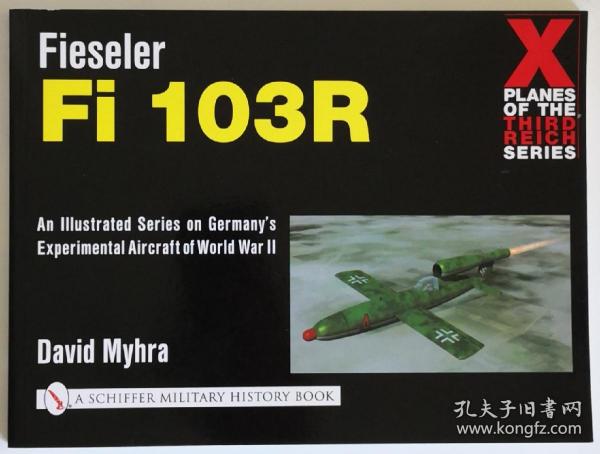 英文原版大开本fieseler fi 103r二战德国v-1 reichenberg人操巡航
