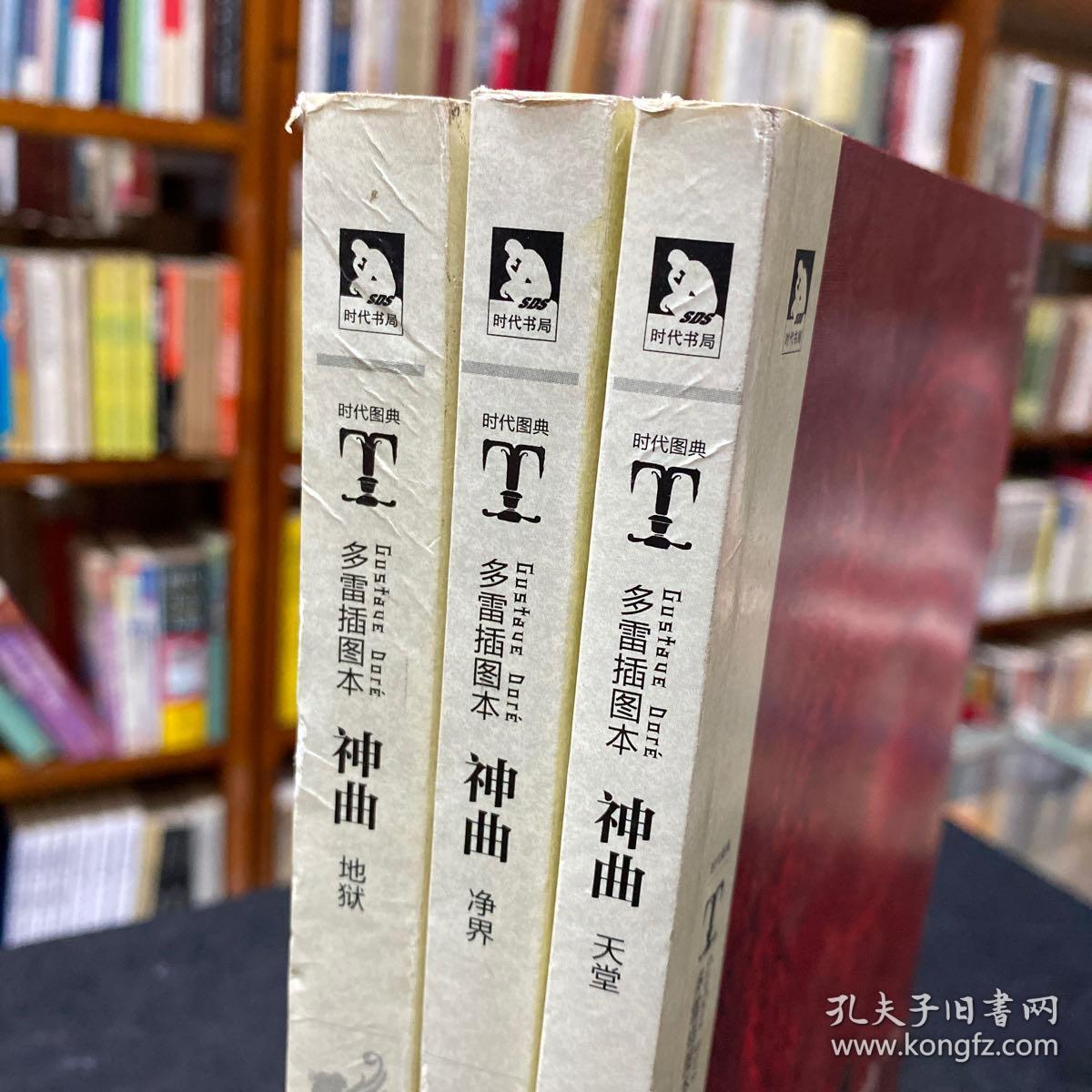 神曲多雷插图本神曲地狱天堂净界三册合售意但丁著王维克译法多雷绘