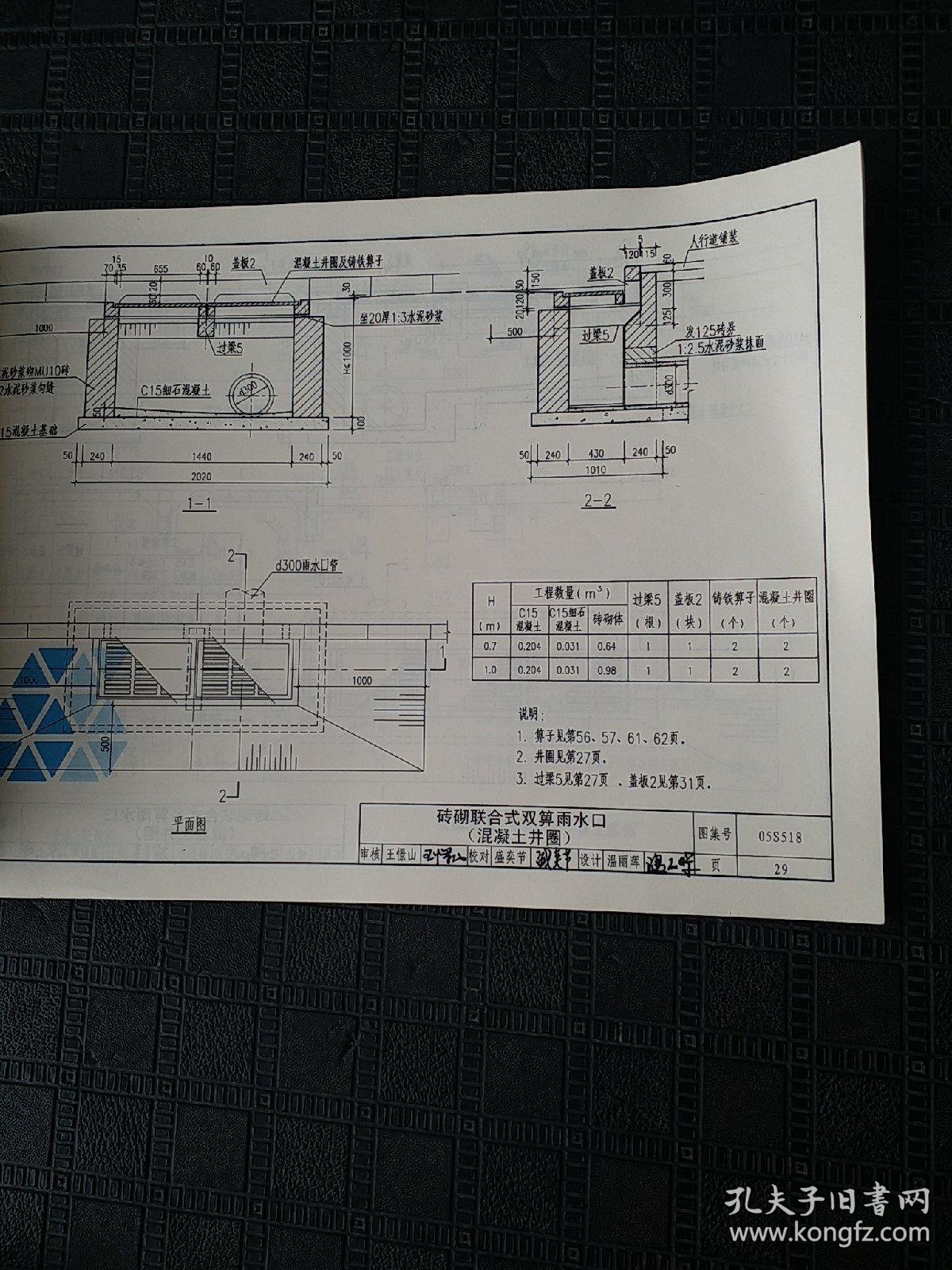 05s518雨水口