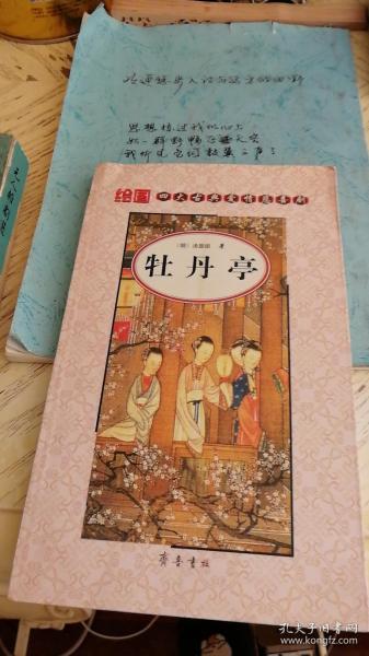 牡丹亭——绘图四大古典爱情悲喜剧