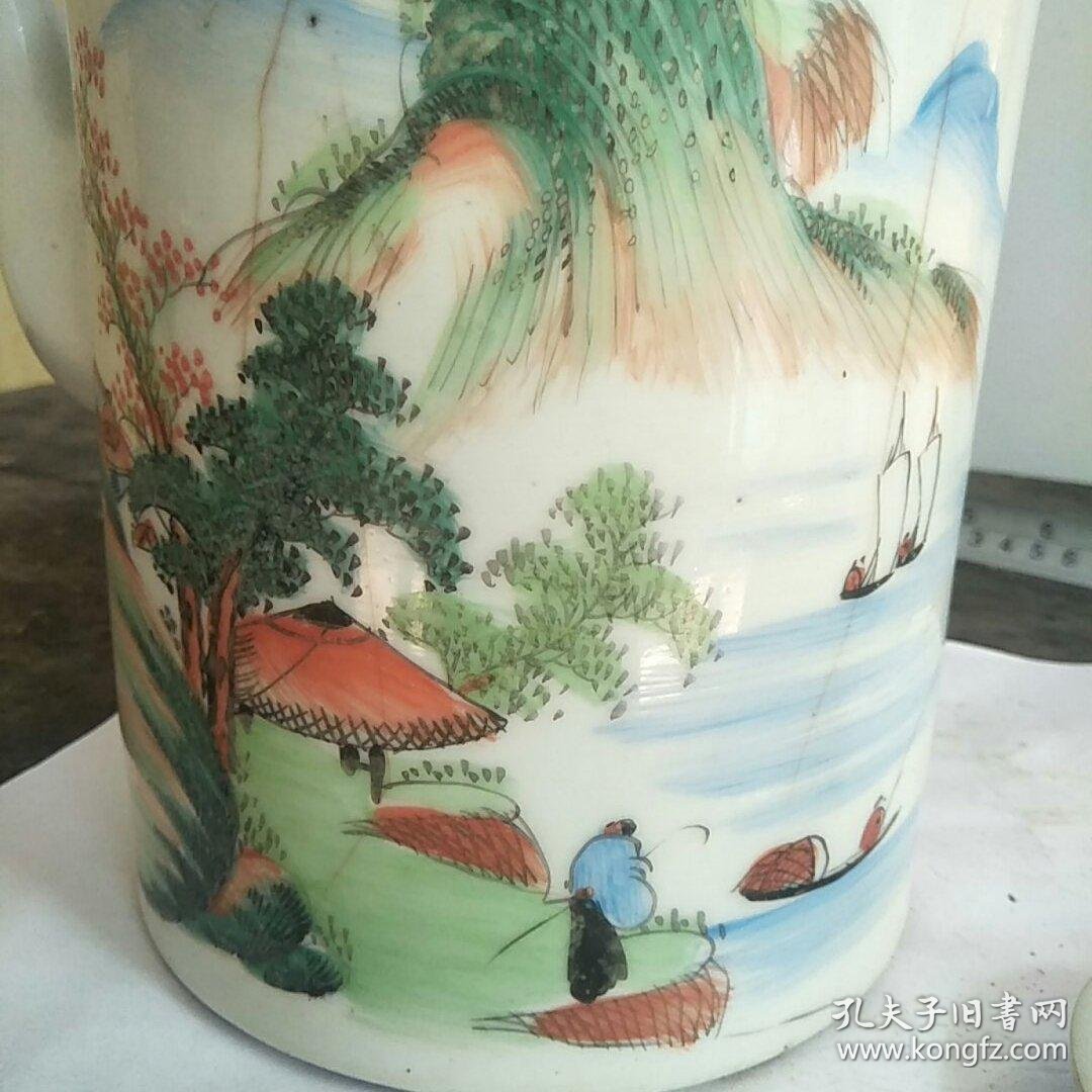 建国初期50年代江西新发祥出品提梁茶壶残绝无仿品