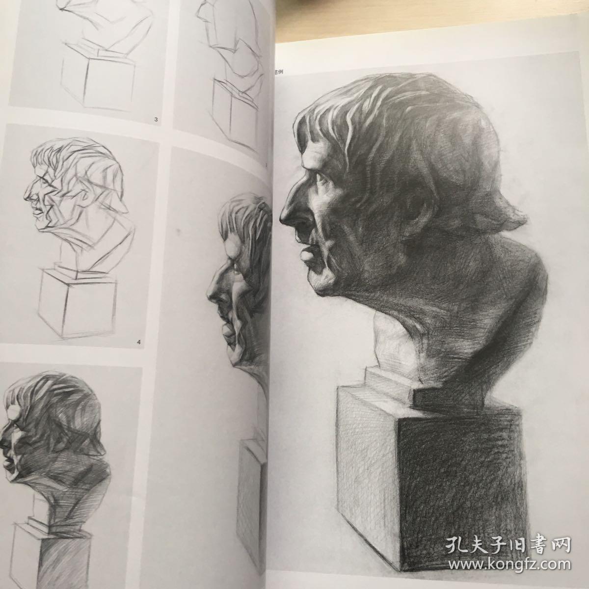 石膏座像素描全方位解析与写生:塞内卡