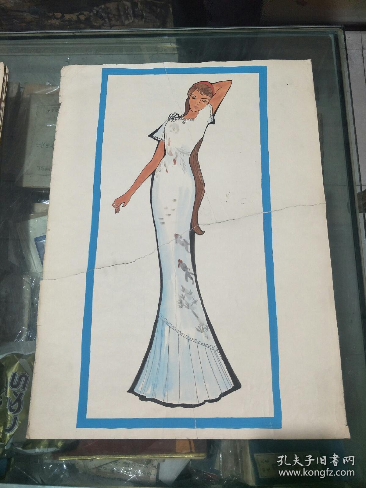 八十年代服装设计原稿16张