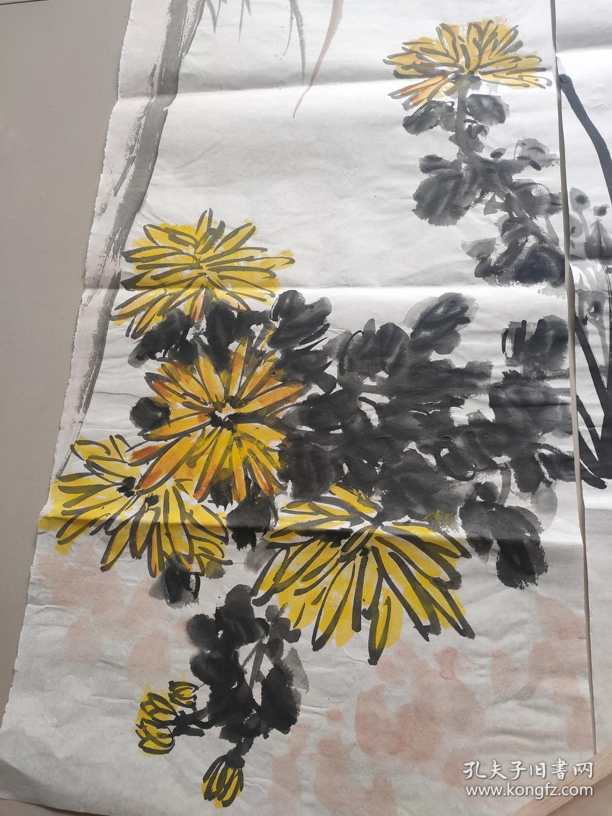 郑正四条屏一幅