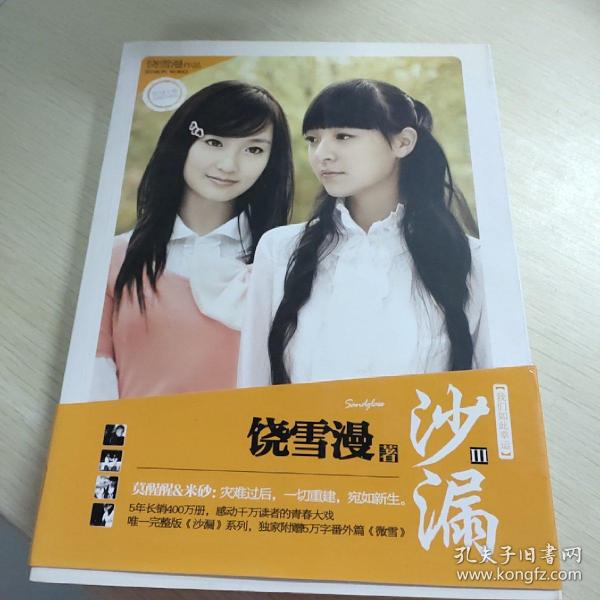 《沙漏3》低价购书_饶雪漫 著_小说_孔网