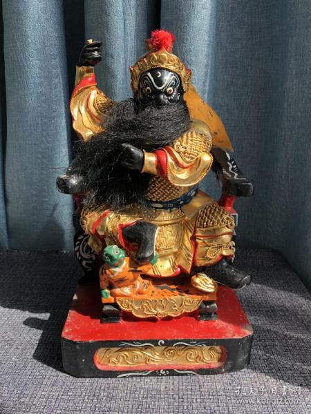 清代老木雕造像将军神像佛像神仙判官文官将军财神七大巡